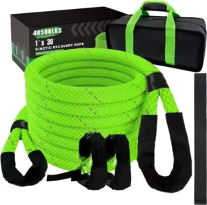 100% Nylon Power Traction Rope 30% Elastic Off Road Use Reflective Emergency Tool
