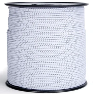 100% Stretch Elastic Bungee Cord Imported Rubber Latex Tension Rope Polyester Bungee Cord Shock Cord
