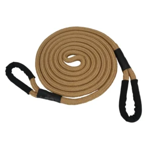22mm Black & White 3 Strand Nylon & Polypropylene Towing Rope Metal Hook Car Tow Belt Tow Ropes Multi Use Packaging Solution
