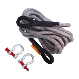 3/5/10/15/20/30 Tons Car Tow Cable Towing Strap Rope with Hooks Heavy Duty Tow Rope