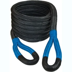 3.8ton Kinetic Recovery Rope 6m Heavy Duty Nylon Double Braid Bag Soft Shackle Car Tow Kit Truck Offroad ATV UTV SUV
