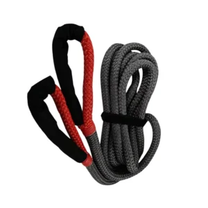 30% Stretch Kinetic Recovery Tow Rope Heavy Duty Nylon Snatch Strap Shock Absorbing Offroad Towing Rope with Protective Cover