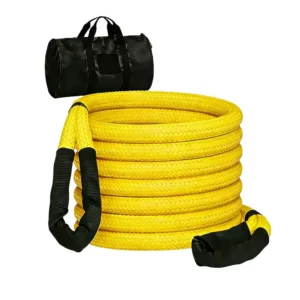30ft 19000 Lbs Towing Rope Heavy Duty Recovery Rope for Truck SUV ATV UTV Jeep Boat Towing Off Road Emergency Rescue Tool