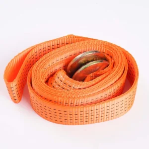 4 M 5 T Emergency Recovery Tow Strap Tow Rope with Safety Latch Hook Polyester