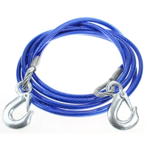 4 Meters Car Emergency Wire Trailer Rope 5 Tons Towing Strap