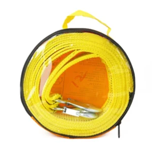 4M Heavy Duty 5 Ton Car Tow Cable Towing Pull Rope Strap Hooks Van Road Recovery Tow Strap Off Road Accessories Emergency Tools