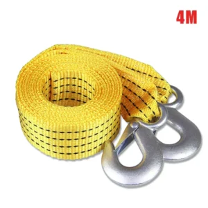 4M Heavy Duty 5Ton Car Tow Cable Towing for Truck Snatch Strap Off road Towing Ropes Trailer Winch Cable Belt Car Traction