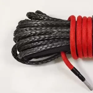 4X4 Off Road High Strength UHMWPE Heavy Duty Tow Rope 12 strands 40000lbs Synthetic Winch Rope