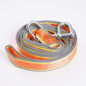 5 M 8 T Emergency Recovery Tow Strap Tow Rope with D Shackle and Reflective Stripes