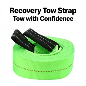 5 Ton 6 Ton 10000 LBS 20ft Heavy Duty Tow Strap Strong Reinforced Web Recovery Strap Towing Rope for Jeep Cars Trucks Boats