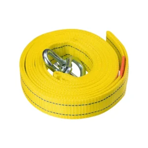 5T 4M Car Tow Rope Double Ply Nylon with Eye Hooks for Towing