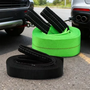 6 Ton 8 Ton 10 Ton 30ft Heavy Duty Tow Strap Super Strong Reinforced Web Recovery Strap Towing Rope for Jeep Cars Trucks Boats