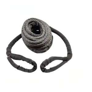 6M*13MM Heavy Duty 26455LBS Tow Rope Eyes High Strength UHMWPE Black Off-road Vehicle Rescue ATV Tool