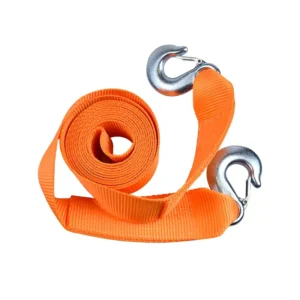 75mm 15000lbs Heavy Duty Custom Car Tow Rope Tow Straps With Safety Hooks