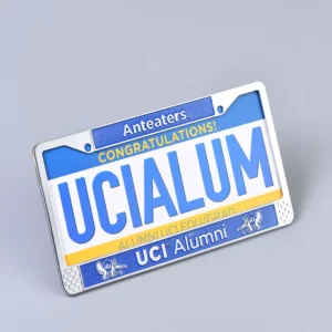 Aluminum Alloy Number Plate Surround License Plate Frame Car License Plate Holder