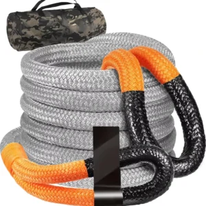 Car Tow Rope High Strength Nylon Tow Rope for Cars Trucks SUVs Trailers Motorcycles RVs Heavy Equipment