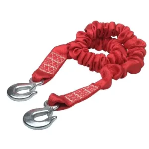 Car Truck Emergency Green Elastic Nylon Tow Rope Strap