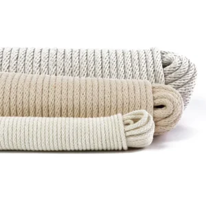 China Manufacturer Solid Color Braid Cotton Rope