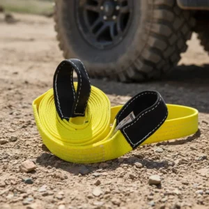 Colors Cargo Lashing Belt with Loop Ends Recovery Polyester Belt Road Recovery Tow Rope Towing Strap