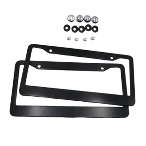 Custom Durable Plastic Car Plate Holder License Plate Frame for Standard Us Size