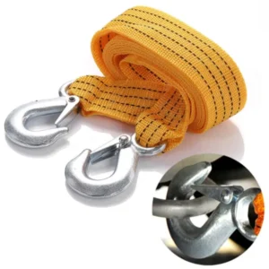 Custom Heavy Duty 3T 5M Car Tow Rope with Hooks for Tractors Emergency Tool