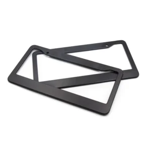 Custom Logo US Car License Plate Frame Durable Plastic Auto Plate Frame Car Exterior Decoration
