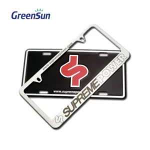 Custom Metal Car License Plate Frame in Custom Color Metal Crafts Product