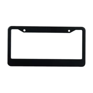 Custom Size Plastic Blank Metal License Plate Frame Custom Logo Car License Plate Frame