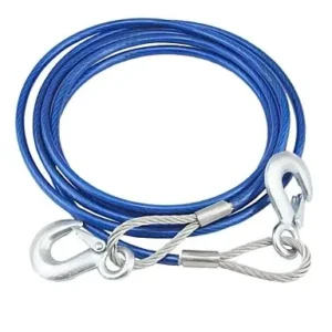 Custom Thick Steel Wire Car Tow Rope Cable for Emergency With Hooks for Passenger Car Truck
