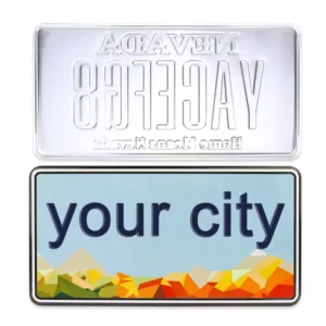 Customized Auto License Number Plate Car Licence Plate Frame with logo Printed