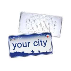 Decoration Diamond License Plate Frame Aluminum Custom Car License Plate