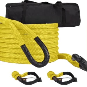 Direct Factory X RACING High Strength Nylon 25mm Car Rescue Tow Rope Emergency Tool Set Soft Shackle Towing Strap Car