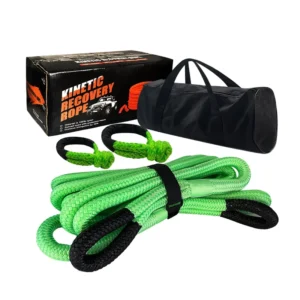 Double Braided Nylon Kinetic Recovery Tow Rope Kit Emergency Tools for Off Road Car Towing Rope Straps