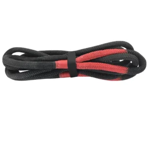 Double-Braided Nylon Snatch Rope 7/8″X30FT Kinetic Recovery Rope for Emergency Towing Cars