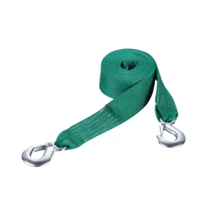 Elastic Auto Tow Ropes Polyester No Stretch Car Towing Strap Two Hook Strap Emergery Tow Rope For Heavy Equipment