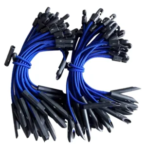 Elastic Shock Cord Ties Scaffold Tie Downs Hook And Toggle Stretch Plastic Hook Bungee Cord Fasteners