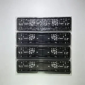 Factory Direct Car License Plate Frame Number Plate Holder Plastic Metal Vehicle Plate Frame