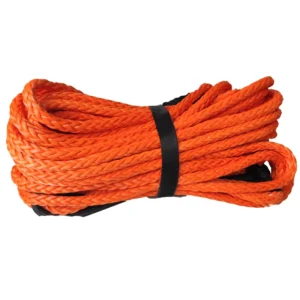 Factory Kinetic 6m*26mm Car Tow Rope 15 Tons Emergency Recovery Strap with Soft Shackle for Emergency Tool Kit