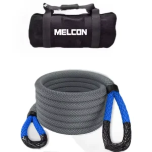 Factory Price Trailer Rope 100% Nylon Double Woven 19mm 30% Elastic Recycled Trailer Rope