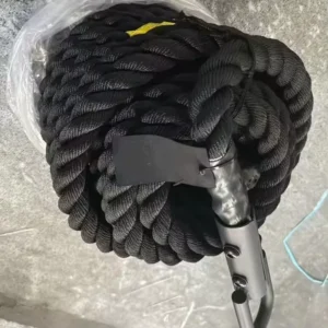 Fitness Motion Sled Tow Rope 15m Polyester Fiber 38mm Diameter