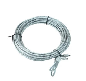 Garage Door Steel Cable High Strength Galvanized Wire Rope For Overhead Sectional Garage Doors