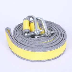 Heavy Duty 3200 Lbs Strength Emergency Off Road Tow Strap 2″ X 20FT Car Recovery Towing Rope Emergency Tools