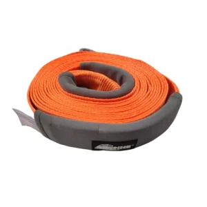 Heavy Duty Elastic Polyester Car Tow Cable Recovery Strap 9m*7.5cm 12 Tons Capacity Orange Black Towing