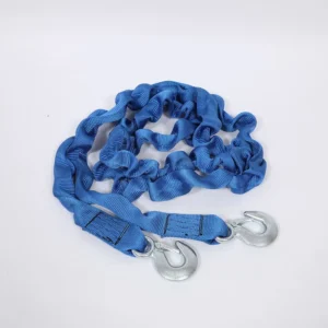 Heavy Duty Elastic Tow Strap High Strength Stretch Recoil Towing Rope with Hooks for Car SUV Offroad Emergency Recovery