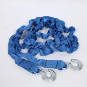 Heavy Duty Elastic Tow Strap High Strength Stretch Recoil Towing Rope with Hooks for Car SUV Offroad Emergency Recovery