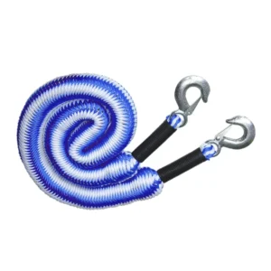 Heavy Duty Self Rescue Car Tow Rope Trailer Rope Strap Belt Nylon Strong Hook Towing Rope