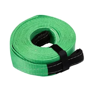 Heavy Duty Tow Strap 2″x20′ 10000 LBS Green Recovery Rope for Small Cars Hatchbacks Daily Towing Truck Jeep SUV ATV Off Road
