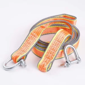 Heavy Duty Tow Strap Tow Rope with Reflective Stripes and Safety Latch Hook for Emergency Customized Size