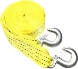 Heavy Duty Tow Strap with Hooks 2 X 30 10000 LB Capacity Tow Rope for Vehicles