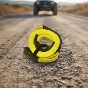 High BS Colors Cargo Lashing Belt with Loop Ends Recovery Polyester Belt Road Recovery Tow Rope Strap